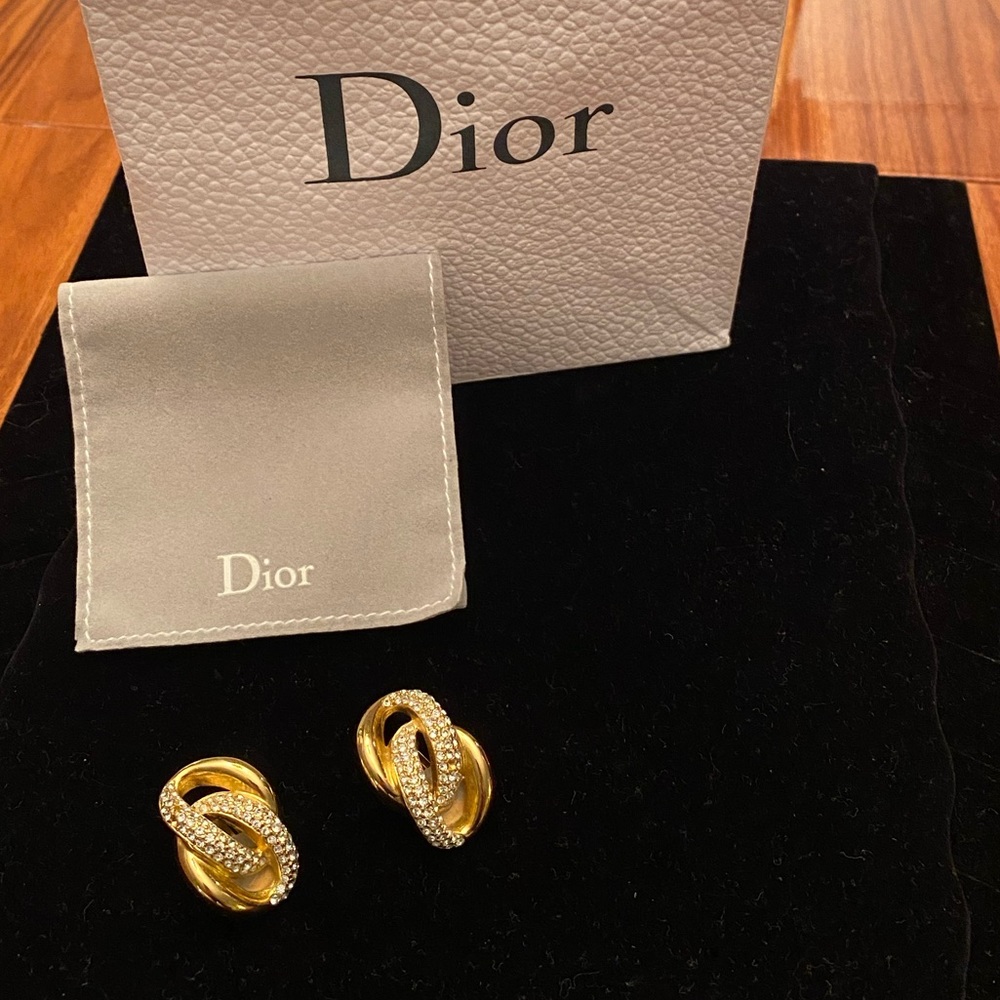 Dior VTG Clip-on earrings
